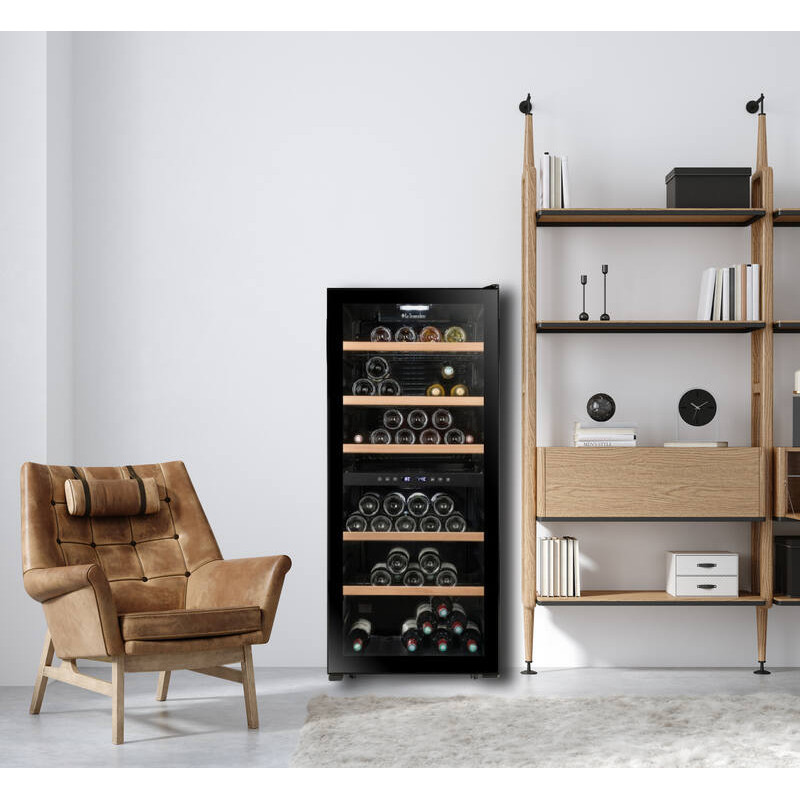 Cave à vin LS102DZSBLACK 102 bouteilles | La Sommelière 
