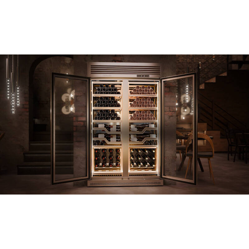 Cave de service professionnel multi zone ELYSEE 144 bouteilles - La Sommelière