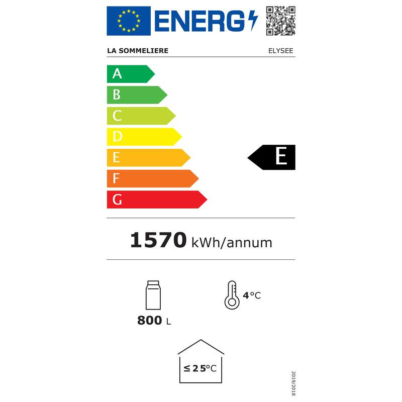 Cave de service professionnel multi zone ELYSEE 144 bouteilles - La Sommelière