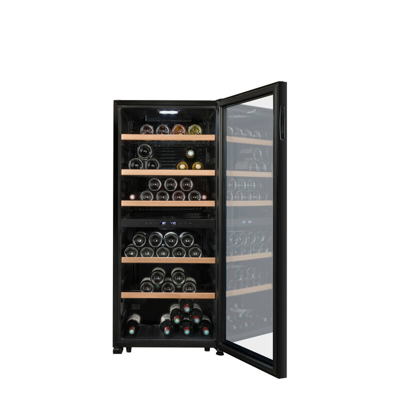 Zweizonen-Weinkühler LS102DZBLACK 102 Flaschen - La Sommelière