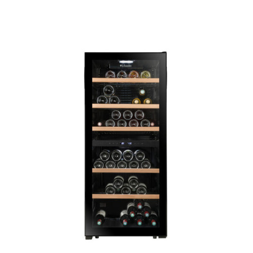 Zweizonen-Weinkühler LS102DZBLACK 102 Flaschen - La Sommelière