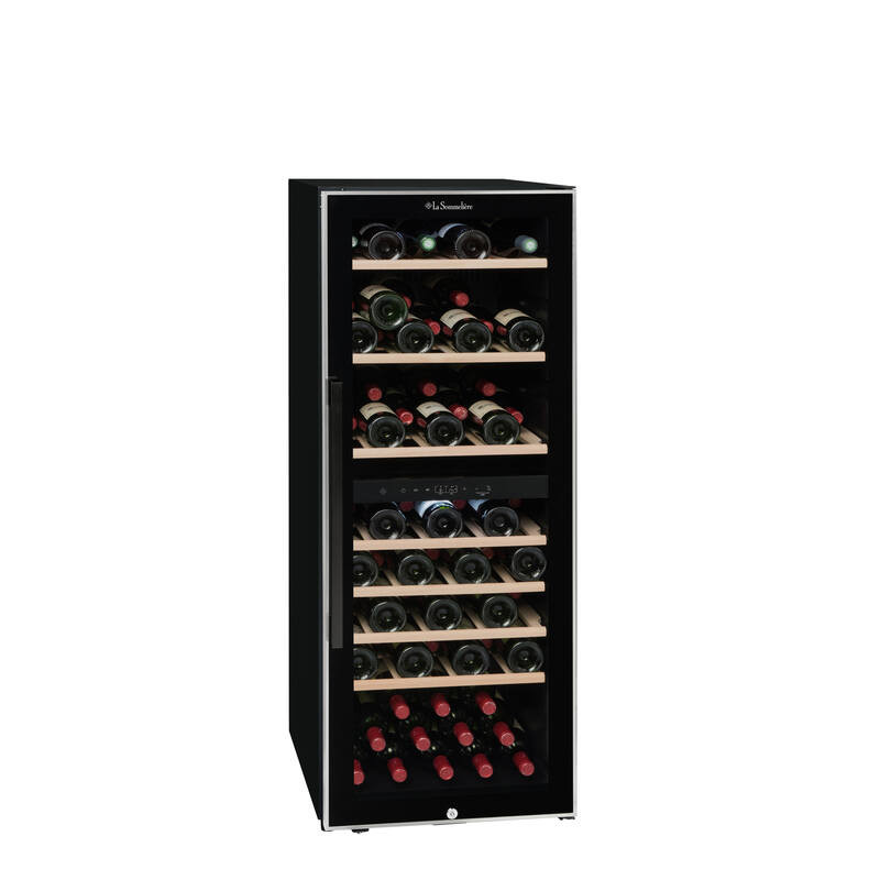 Dual-compartment service wine cellar ECS81.2Z 75 Bottles - La Sommelière