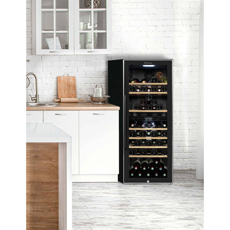 Dual-compartment service wine cellar ECS81.2Z 75 Bottles - La Sommelière
